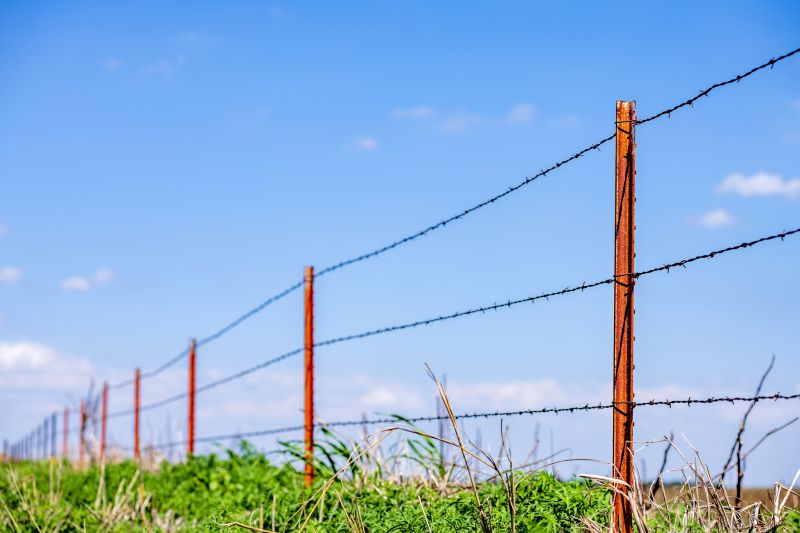 Barb Wire Fencing Repair detail